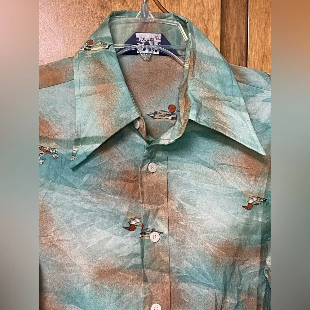 NWT LEVIS Vintage 1970s Clothing Western Casual Button shirt Rare